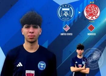 كميل لزرق يغادر أكاديمية AFA فلوريدا للتوقيع مع الوداد